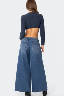 Starry Super Soft Cropped Sweater