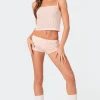 Starstruck Sheer Low Rise Micro Shorts