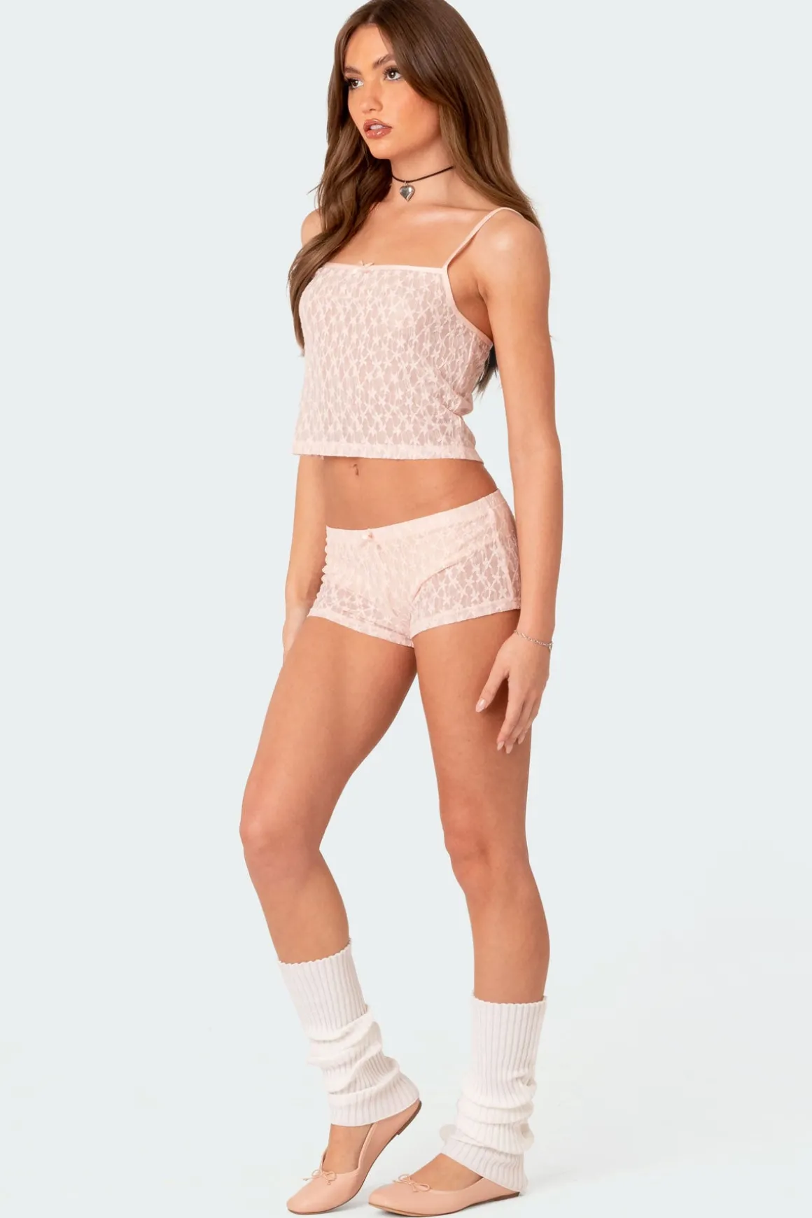 Starstruck Sheer Low Rise Micro Shorts