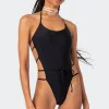 Strappy One Piece Swimsuit