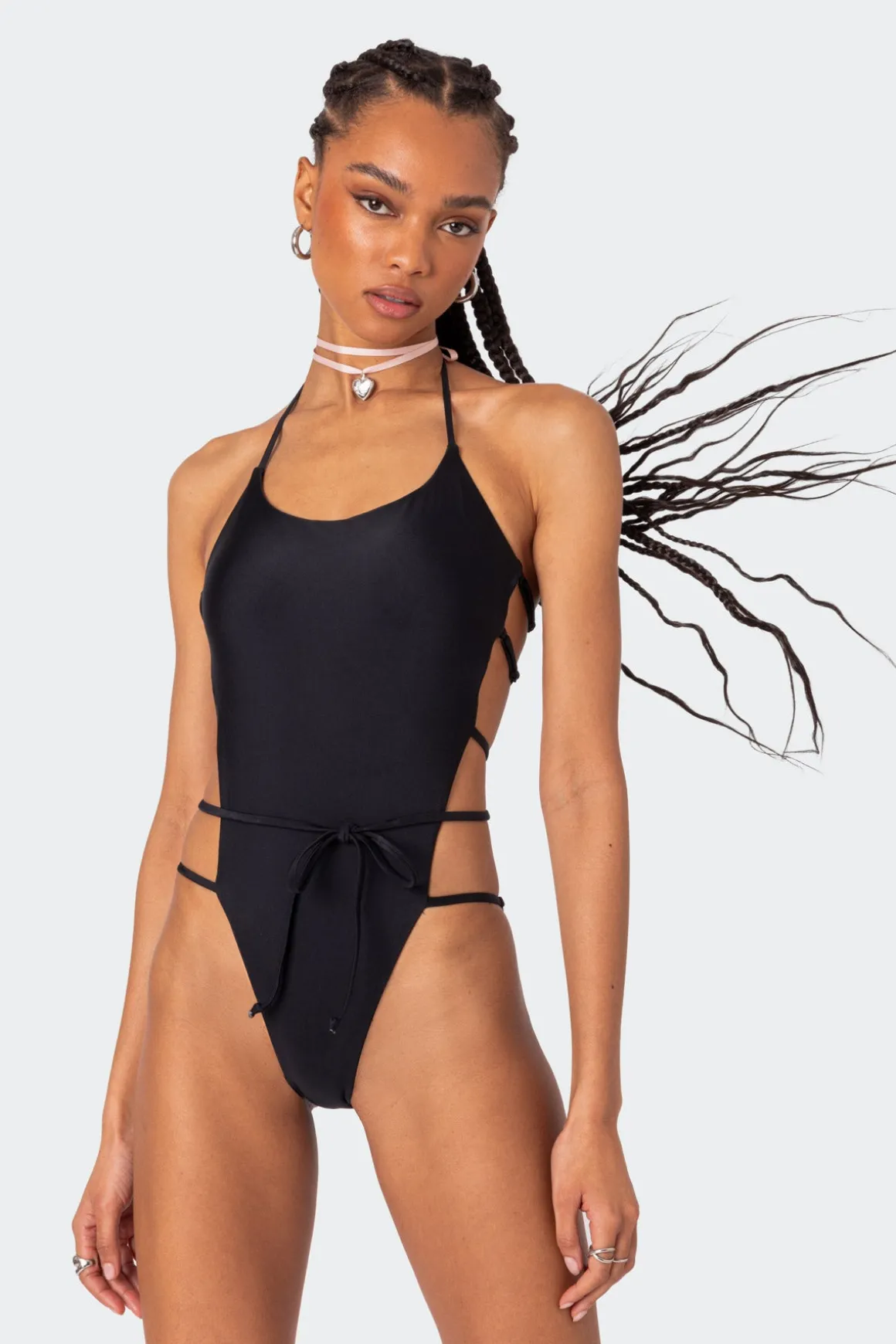 Strappy One Piece Swimsuit