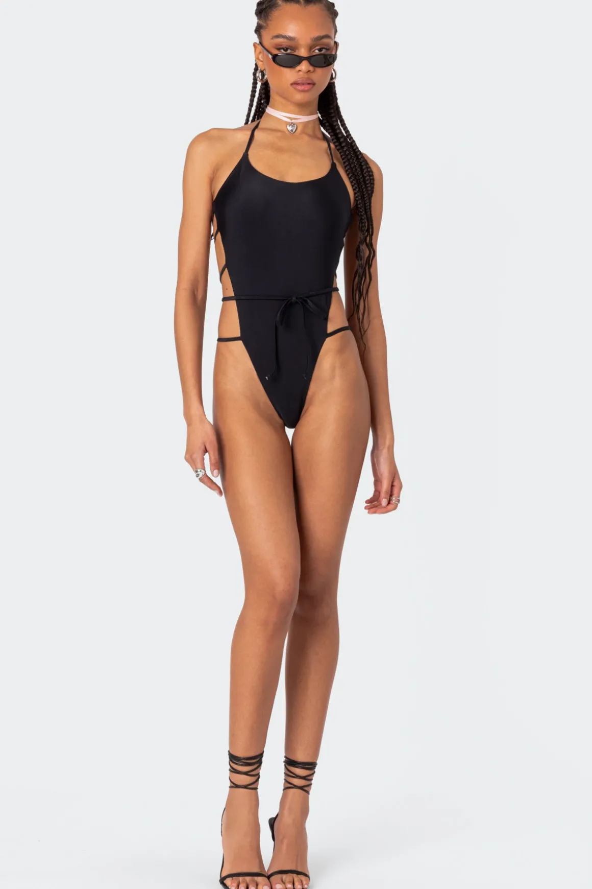 Strappy One Piece Swimsuit