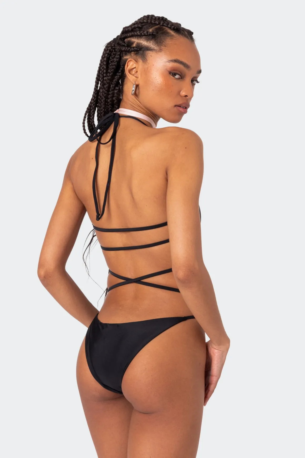Strappy One Piece Swimsuit
