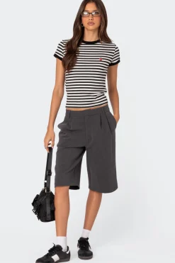 Strawberry Fields Striped T Shirt