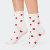 Strawberry Frill Socks