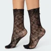 Stretchy Knit Mesh Socks