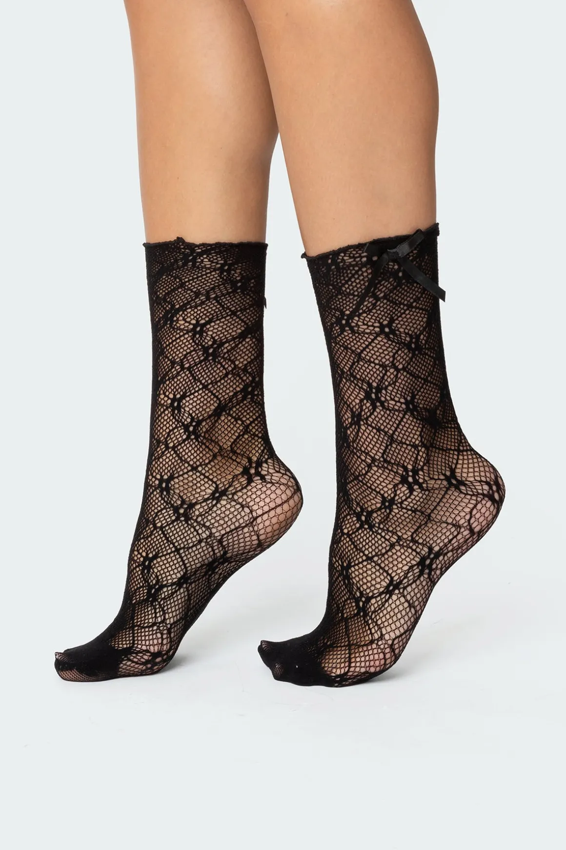 Stretchy Knit Mesh Socks