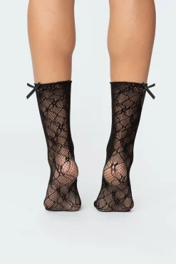 Stretchy Knit Mesh Socks
