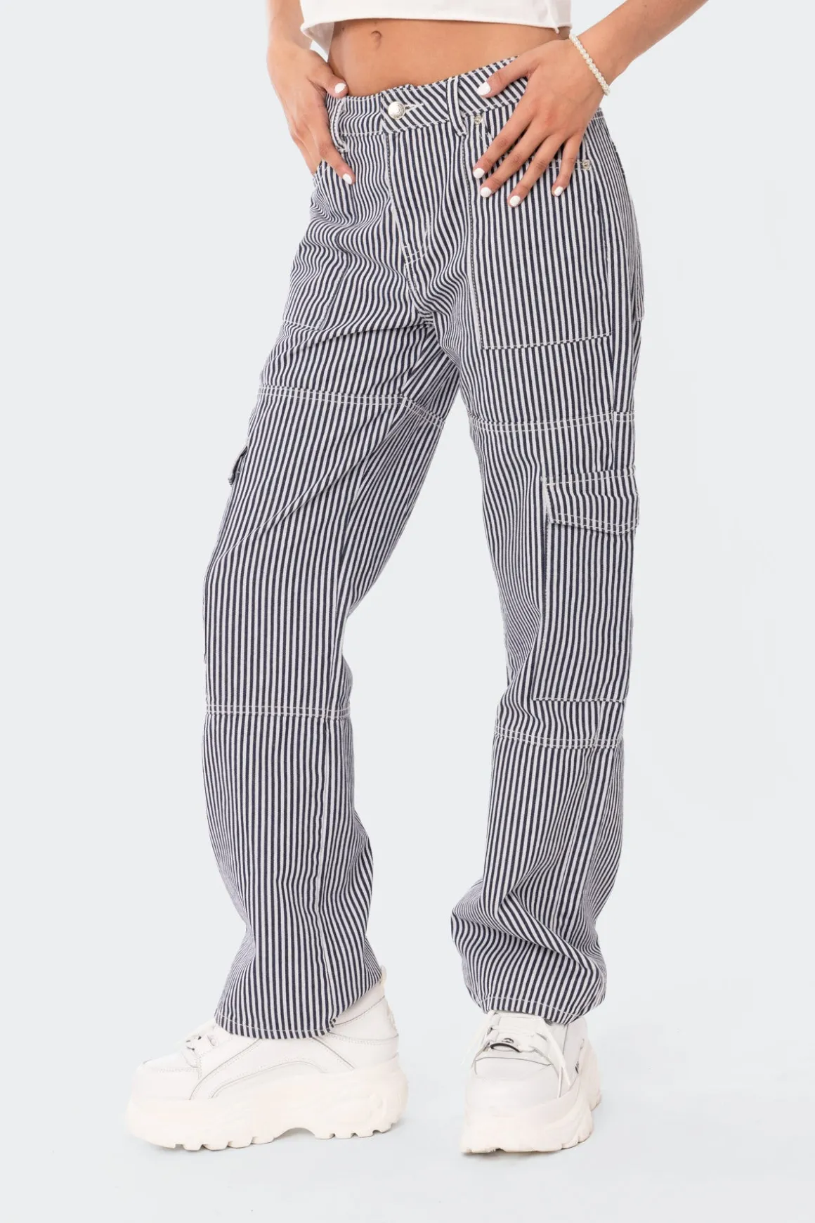 Stripe Out Cargo Pants