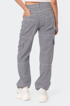 Stripe Out Cargo Pants