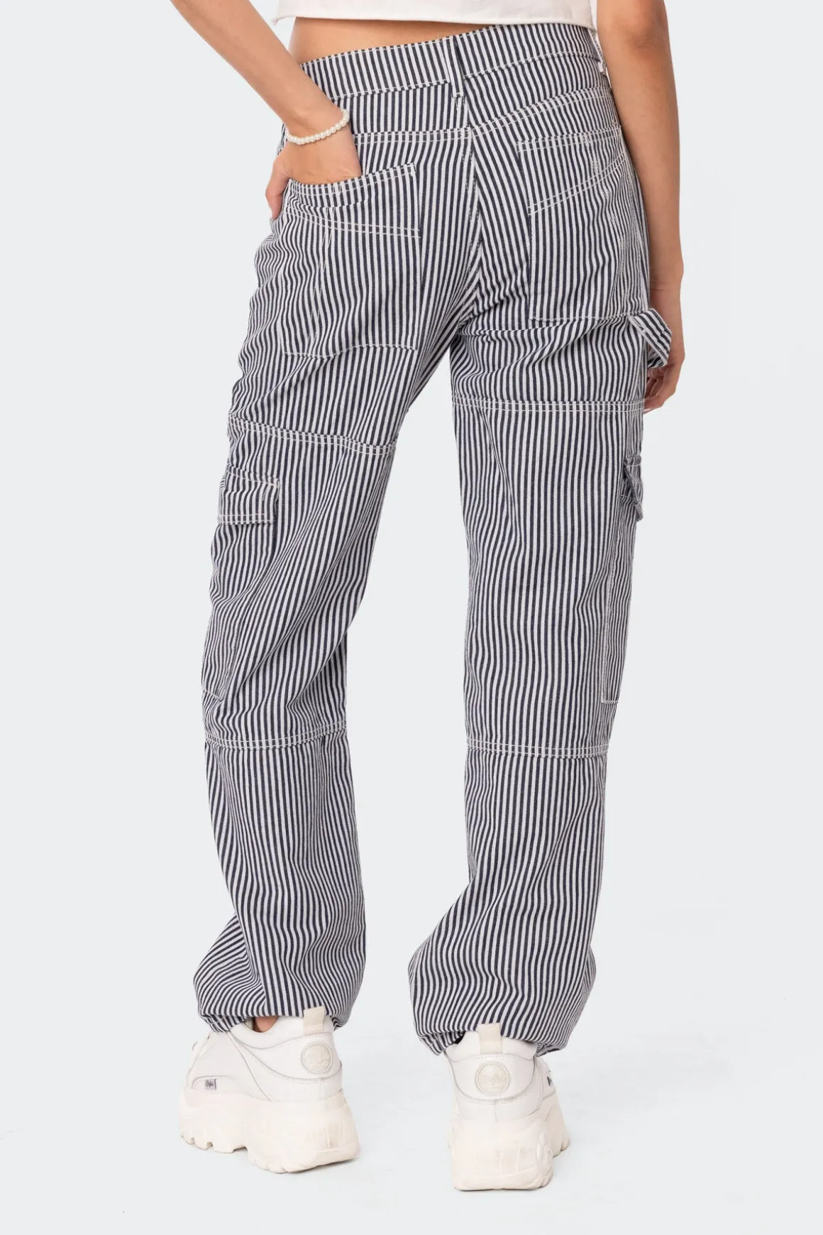 Stripe Out Cargo Pants