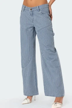 Striped Carpenter Jeans