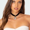 Sunny Times Ribbon Choker Necklace