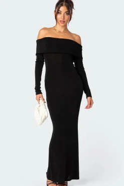 Susan Fold Over Maxi Dress