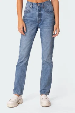 Swift High Rise Straight Leg Jeans