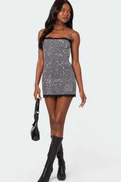 Sylvester Open Back Sequin Mini Dress