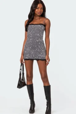 Sylvester Open Back Sequin Mini Dress