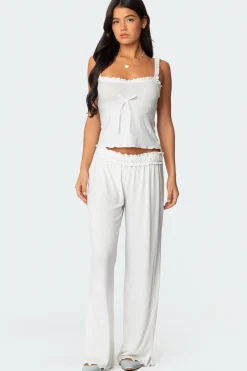 Sylvia Pointelle Tank Top