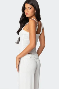 Sylvia Pointelle Tank Top
