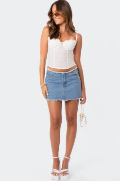 Tabi Cotton Lace Corset