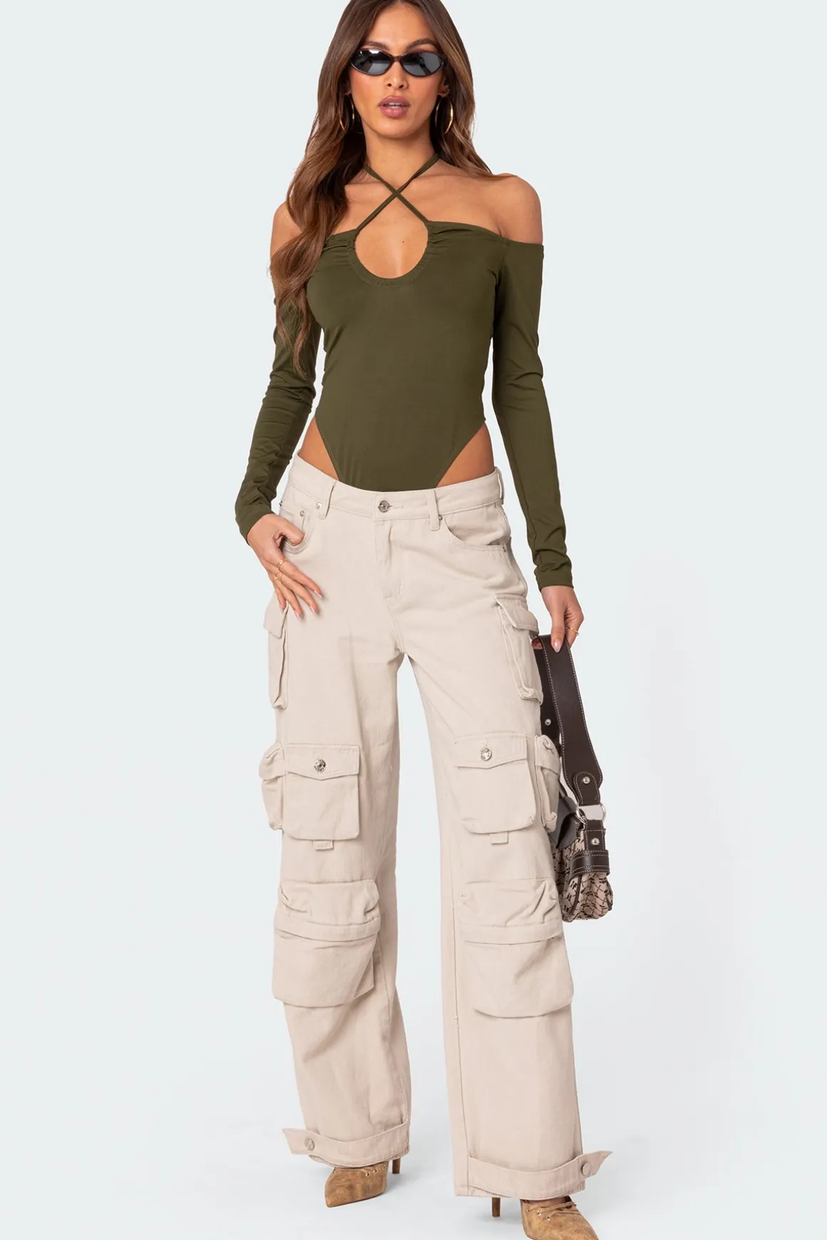 Taurus Plunge Neck Bodysuit