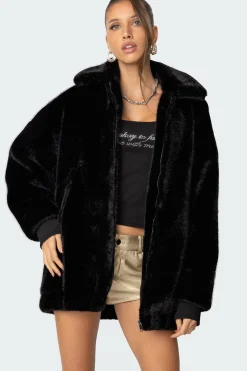 Taylor Oversized Faux Fur Jacket