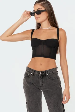 Teagen Mesh Corset Top