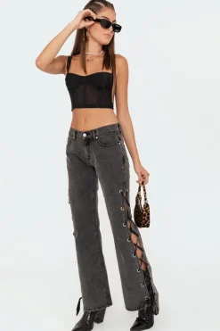 Teagen Mesh Corset Top