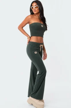 Terry Low-Rise Pants