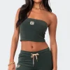 Terry Strapless Top