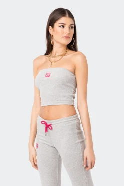 Terry Strapless Top