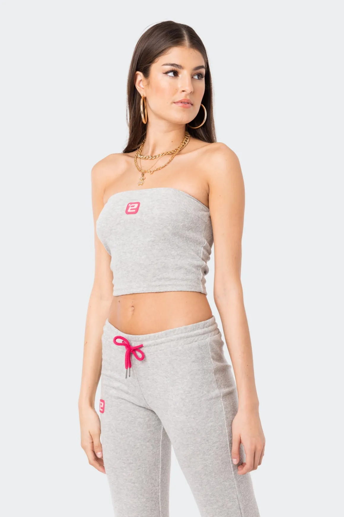 Terry Strapless Top