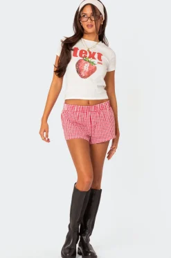 Text Me Graphic T Shirt