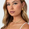 Textured Chunky Teardrop Earrings