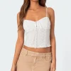 Textured Lacey Tank Top