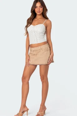 Textured Lacey Tank Top