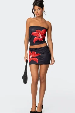 Tiger Blossom Tube Top