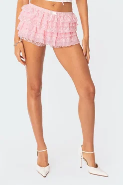 Unicorn Layered Ruffle Shorts