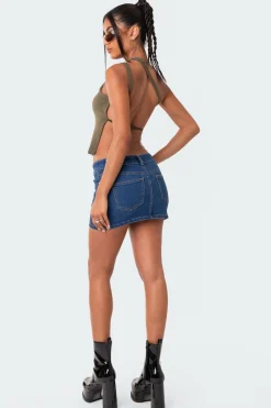 Verdi Open-Back One Shoulder Top