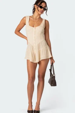 Veronica Textured Romper