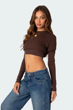 Vick Layered Cropped T-Shirt