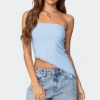 Vivi Mesh Asymmetric Tube Top