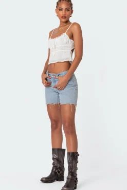 Wendy Tie Back Lacey Top