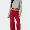 Wide Leg Fold Over Pants