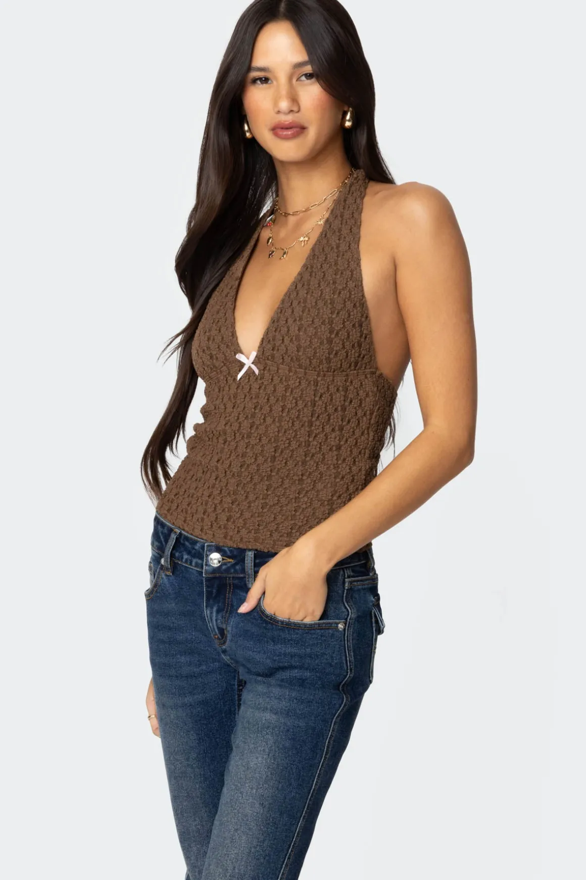 Willow Textured Halter Top