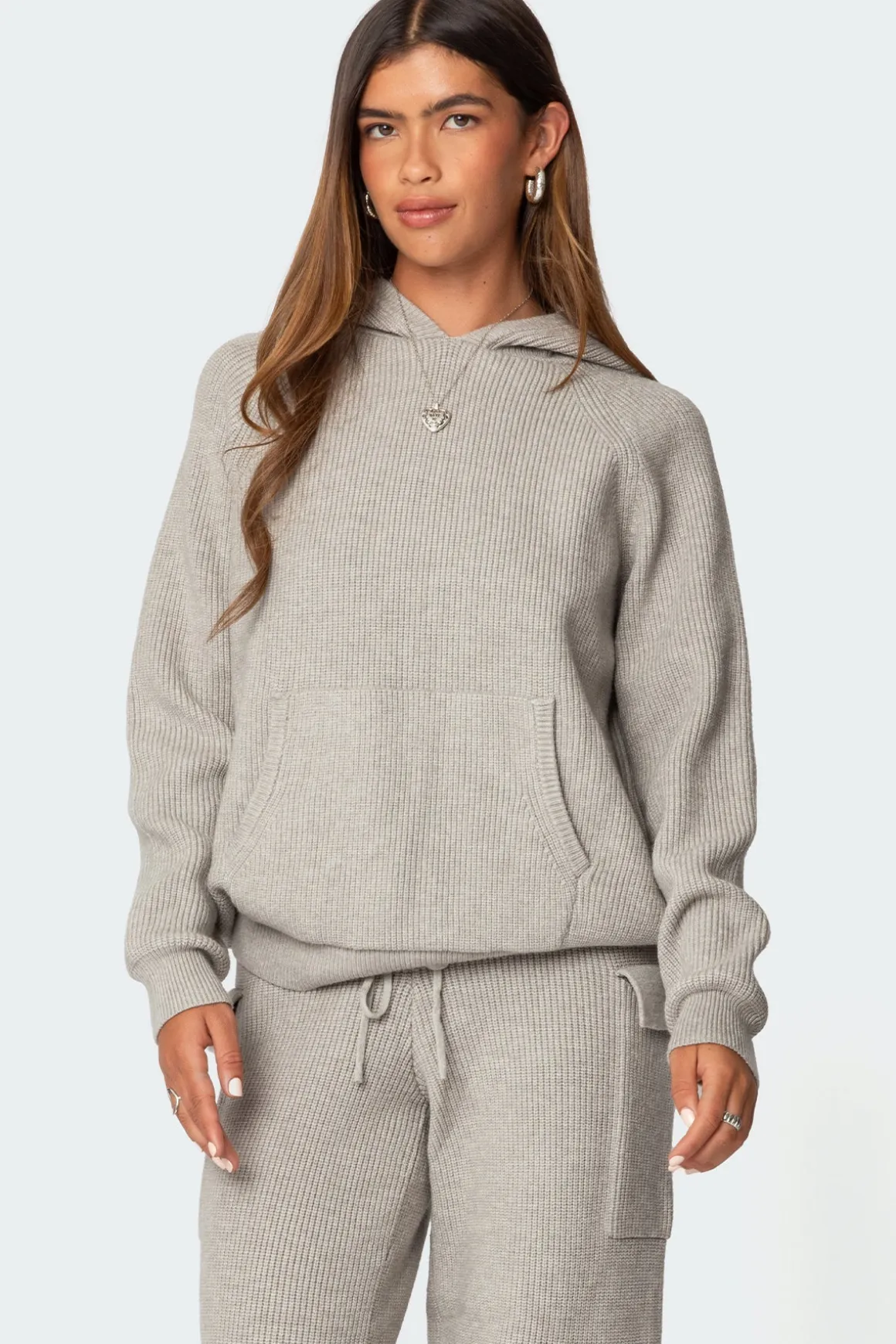 Wynter Oversized Knit Hoodie