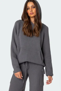 Wynter Oversized Knit Hoodie
