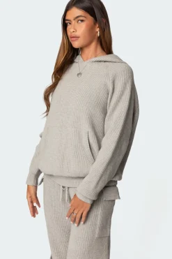 Wynter Oversized Knit Hoodie