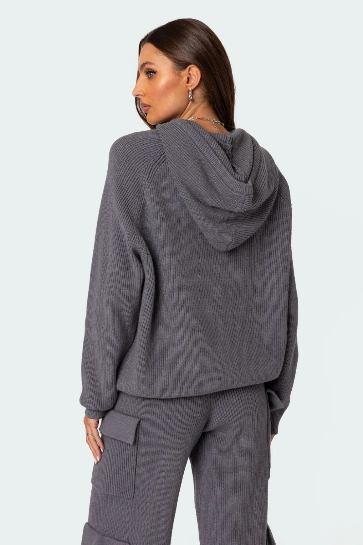 Wynter Oversized Knit Hoodie