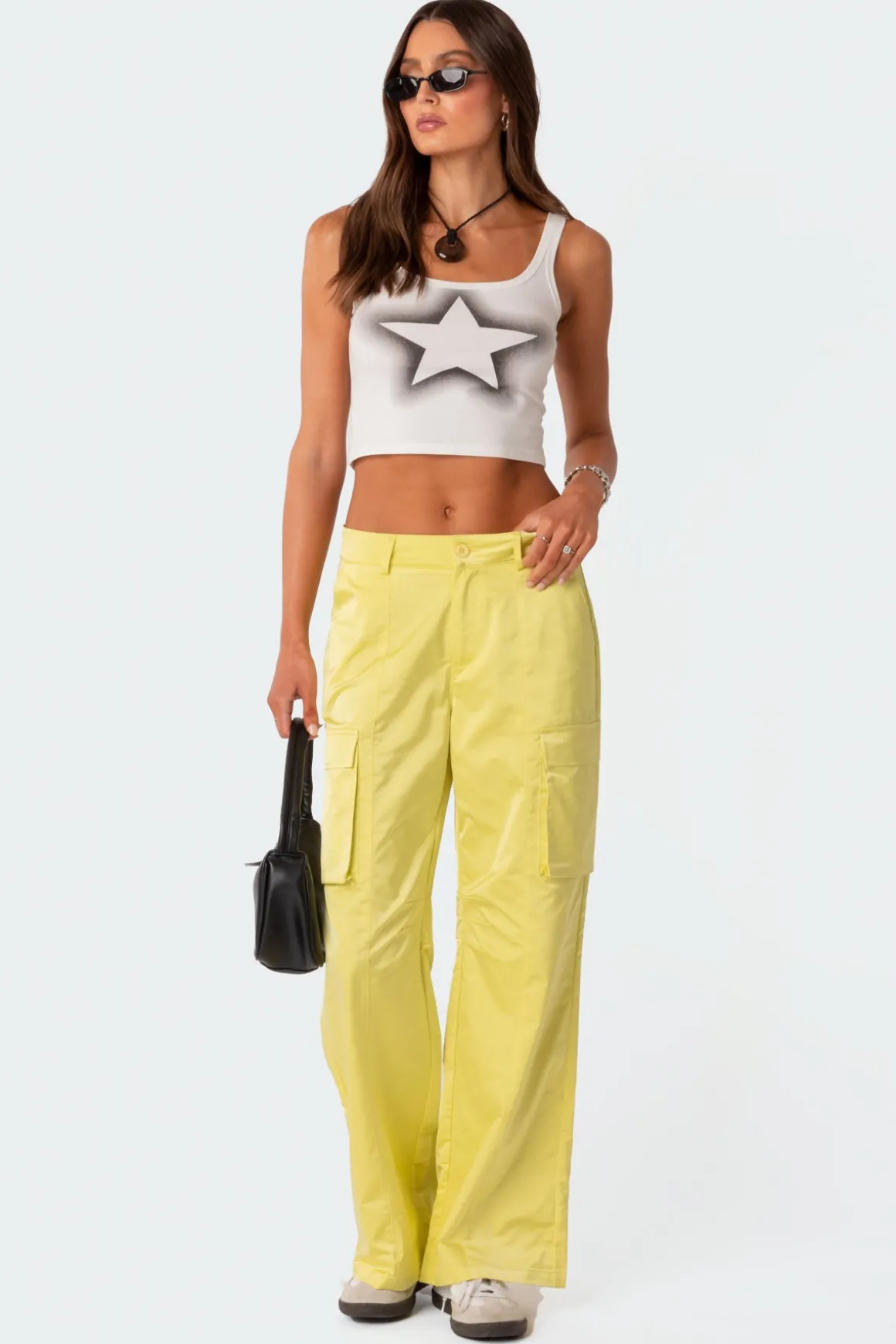 Xianna Nylon Cargo Pants